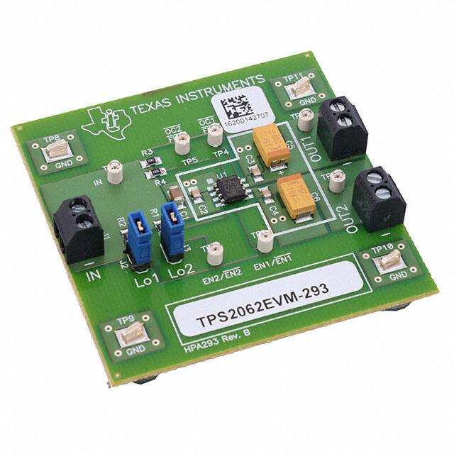 TPS2062EVM-293 Texas Instruments  Cartes et kits d'évaluation et de démonstration